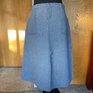 APPARALEL Knit Fabric Denim Skirt with Pockets Size XL